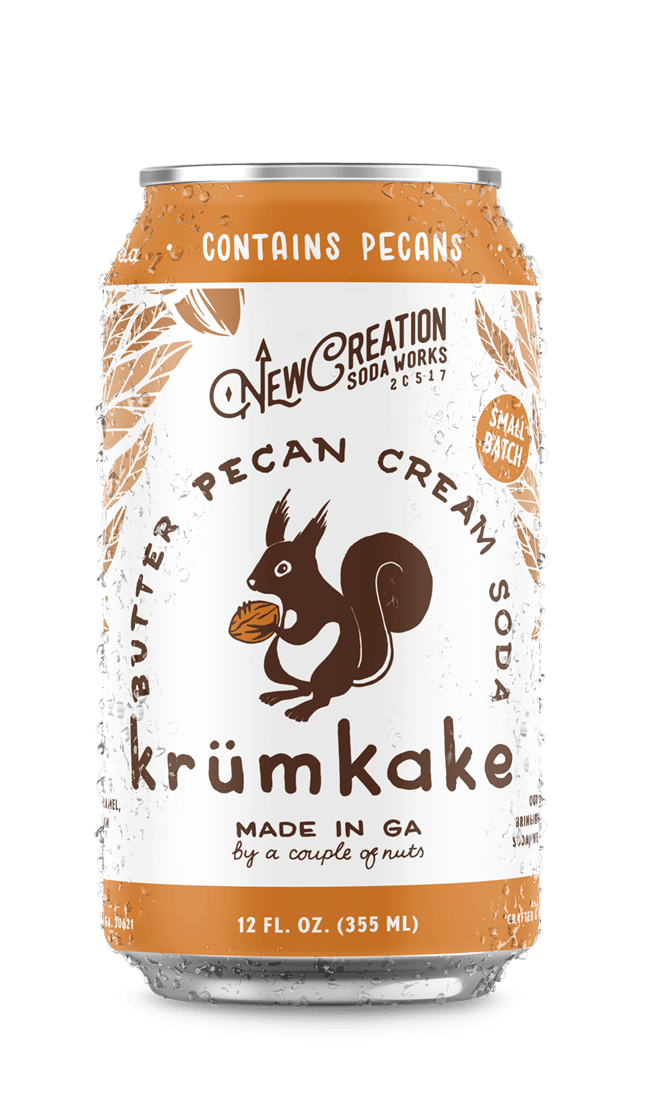 Krümkake Butter Pecan Cream Soda - New Creation Soda Works