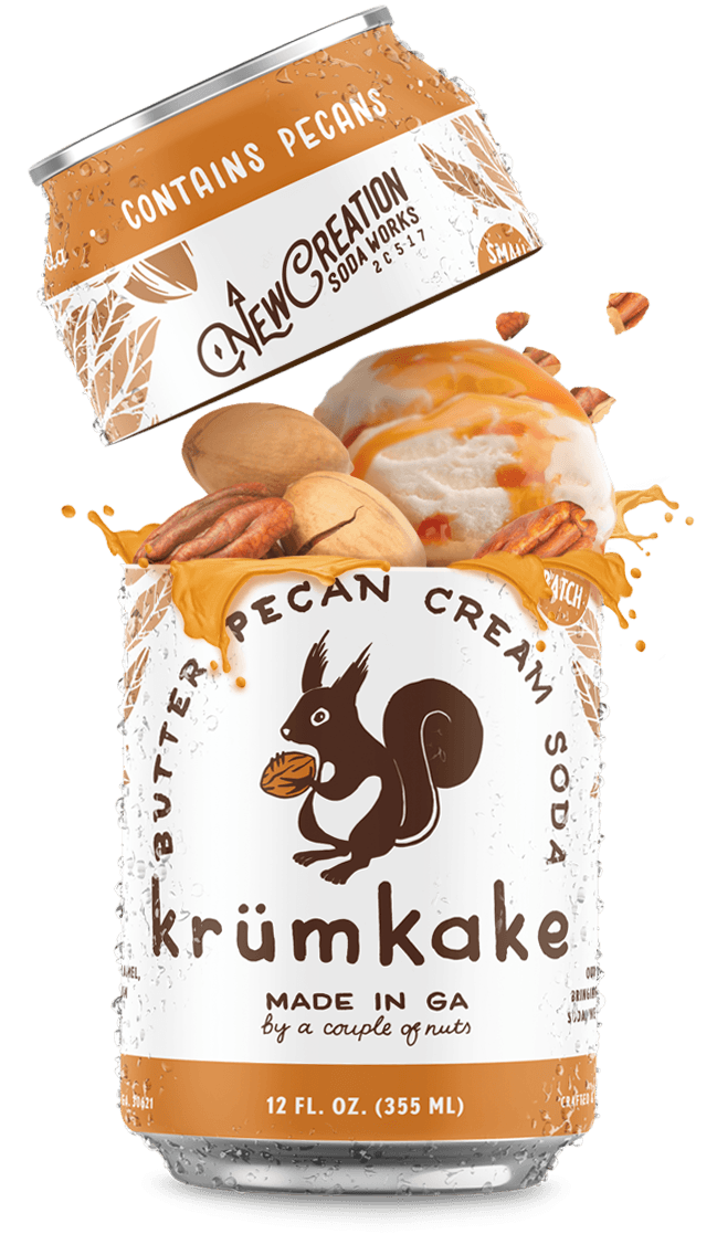 Krümkake Butter Pecan Cream Soda - New Creation Soda Works
