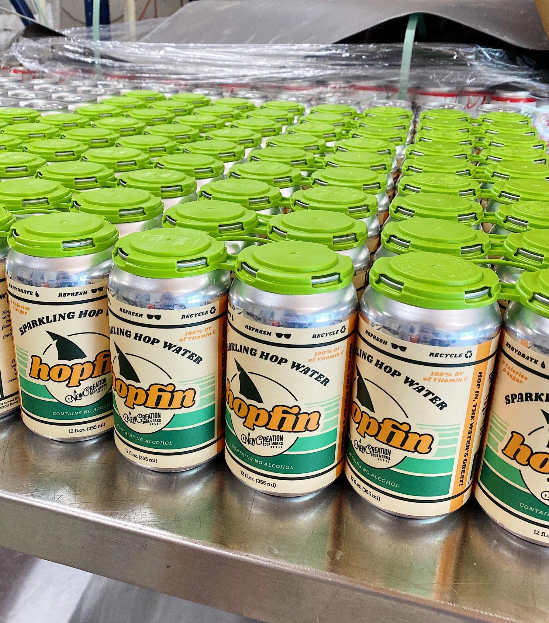 Hopfin Sparkling Hopwater (Sabro Hops) - New Creation Soda Works