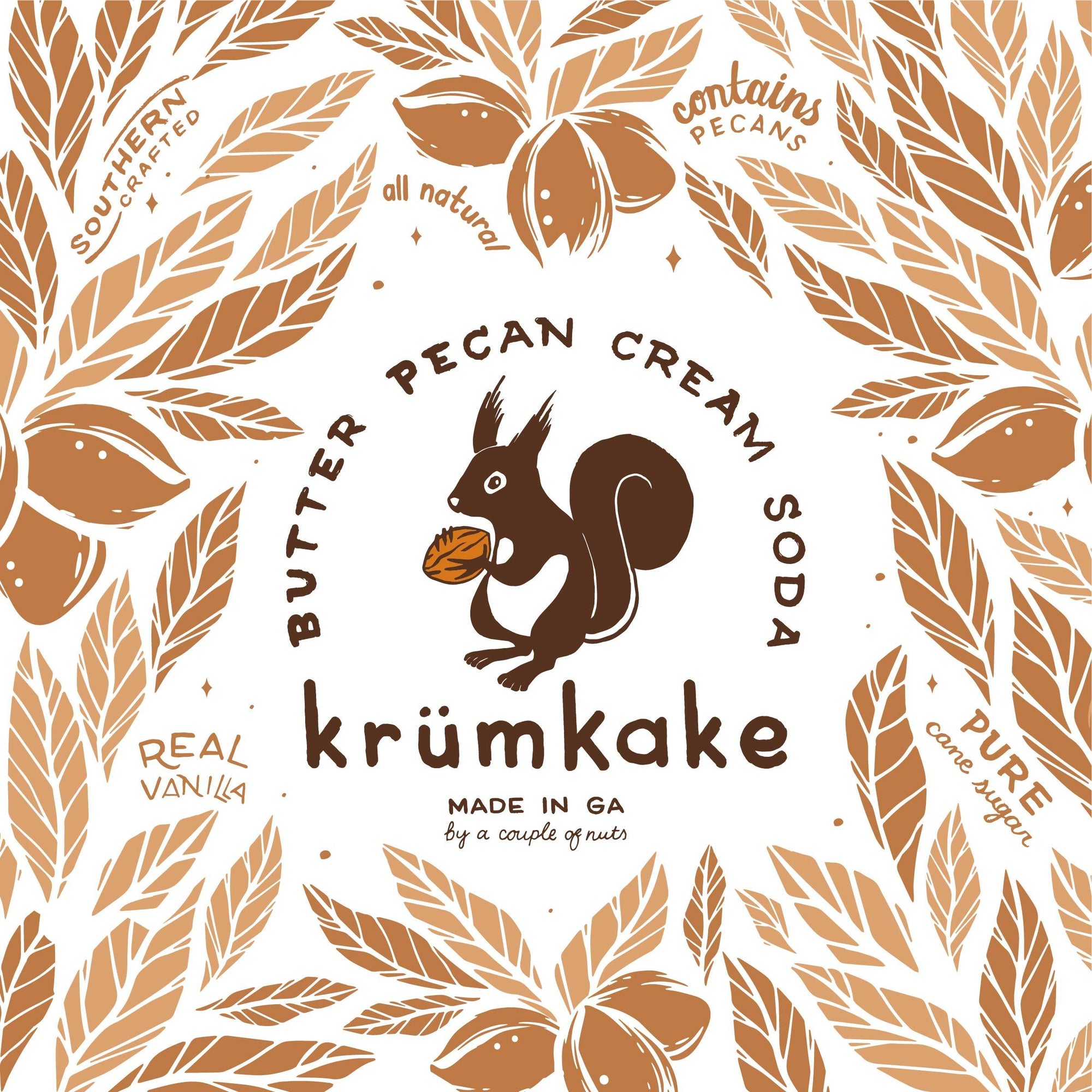 Krümkake Butter Pecan Cream Soda - New Creation Soda Works