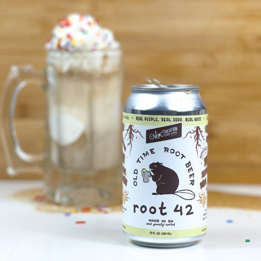 Root 42 Craft Soda Float - New Creation Soda Works