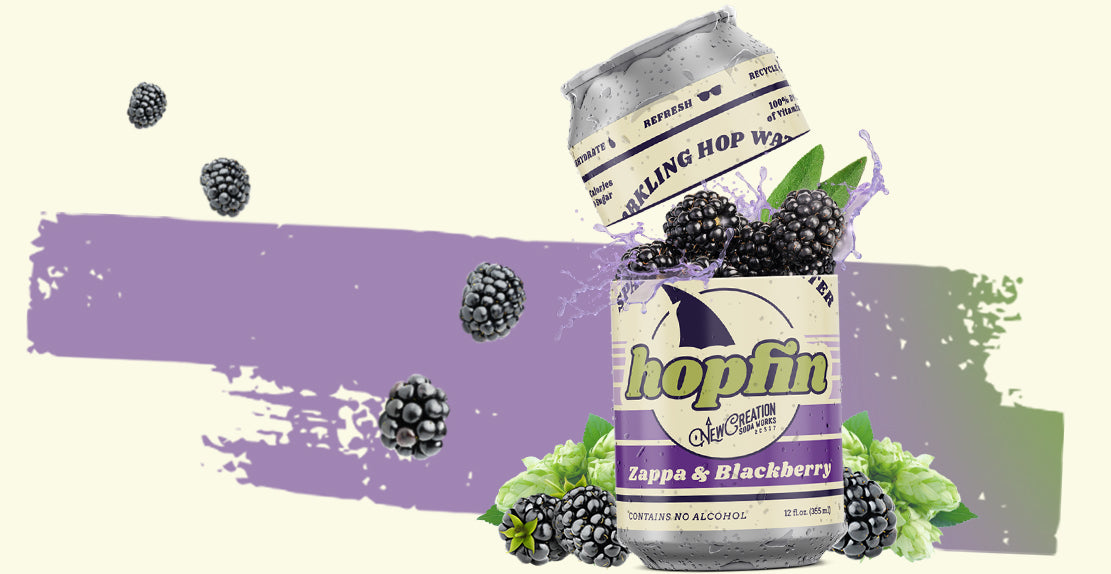 Hopfin Hop Water New Creation Soda Works