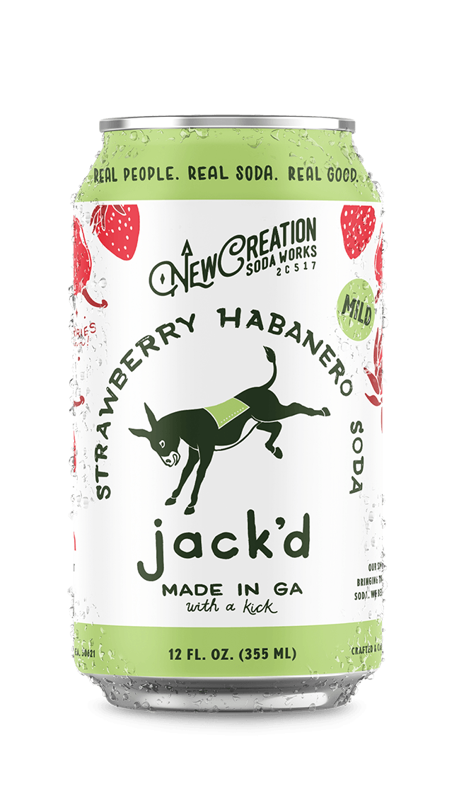 Jack'd Strawberry Habanero Soda 4pk