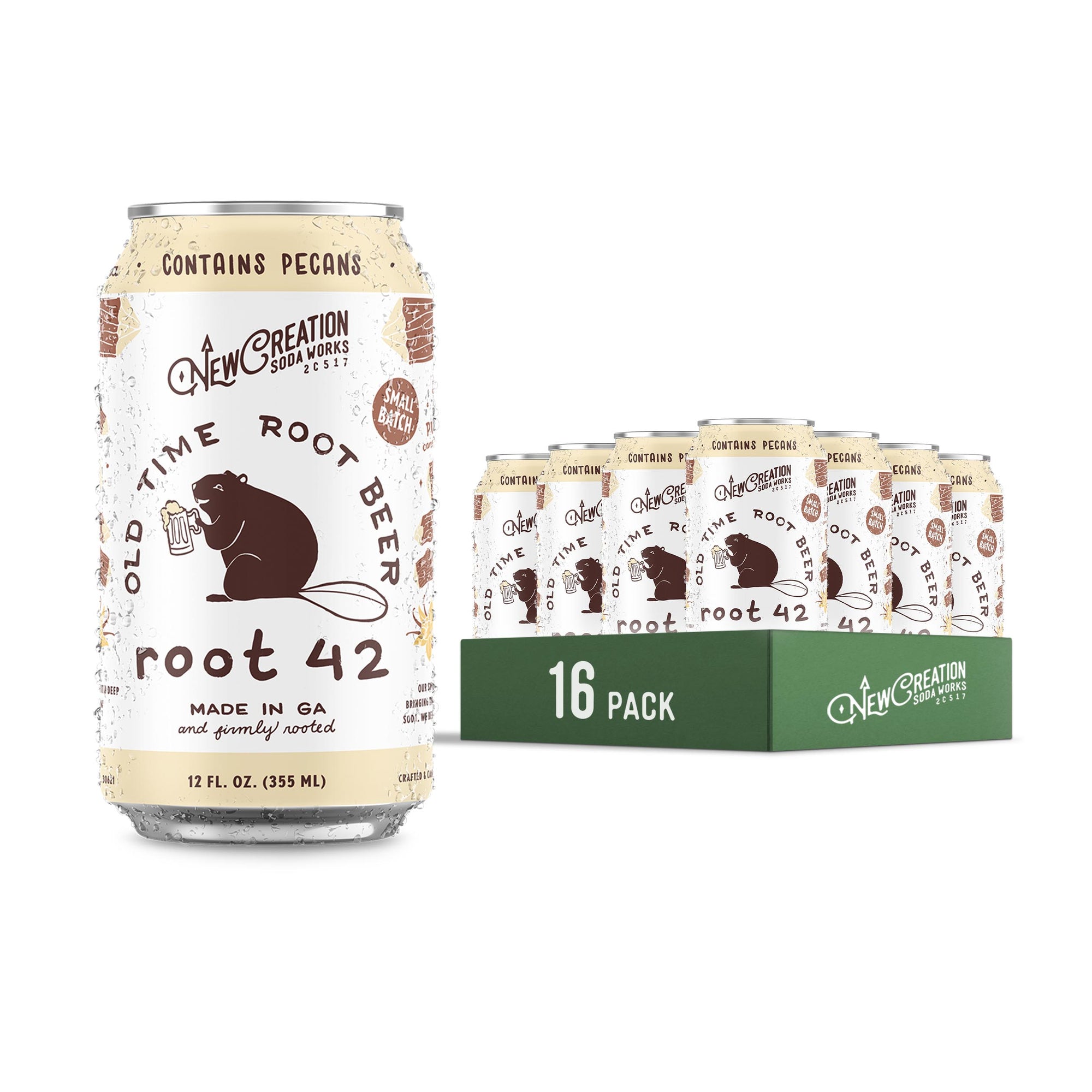 Wholesale Root 42 Old Time Root Beer Soda (16-Pack)