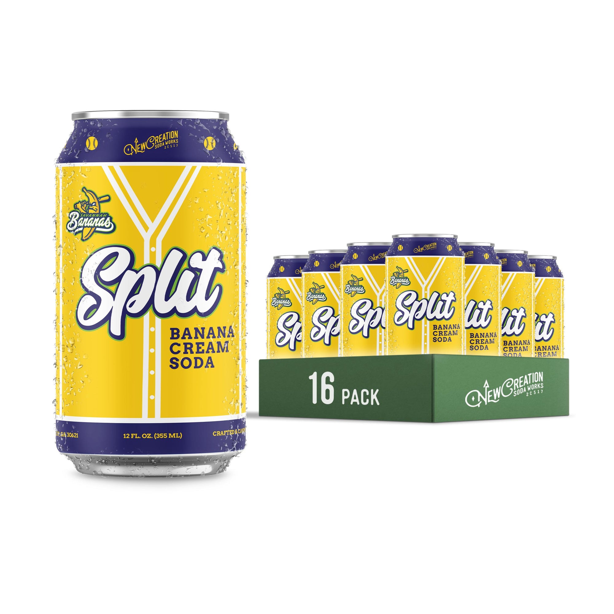 Wholesale Split: Banana Cream Soda (16-Pack)