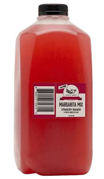 Salty Goat Strawberry Habanero and Fresh Squeezed Lime Margarita